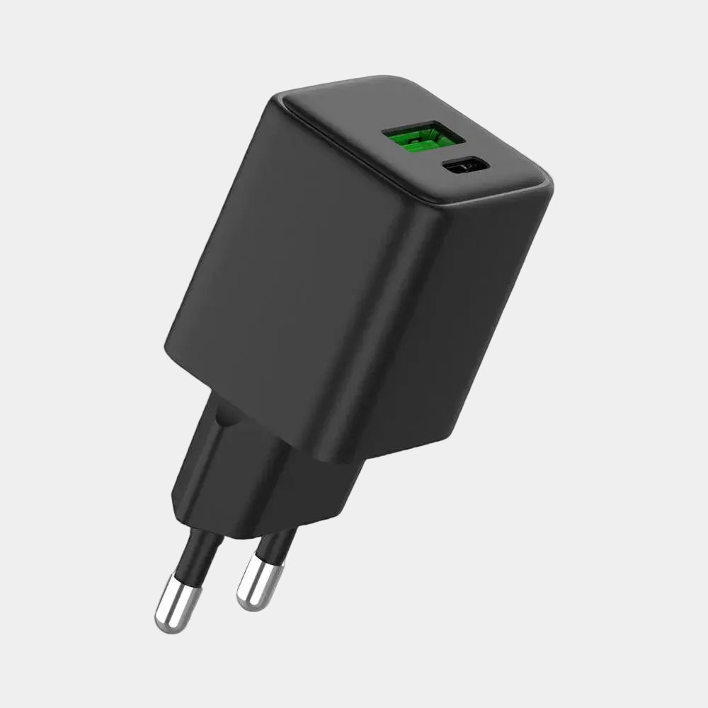 Kardena 35Watt USB-A und USB-C Ladestecker in Schwarz
