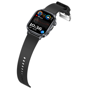 Smartwatch mit Herzfrequenz-, Schlaf- und Blutdruckmonitoring, AI-Funktionen und Wetteranzeige