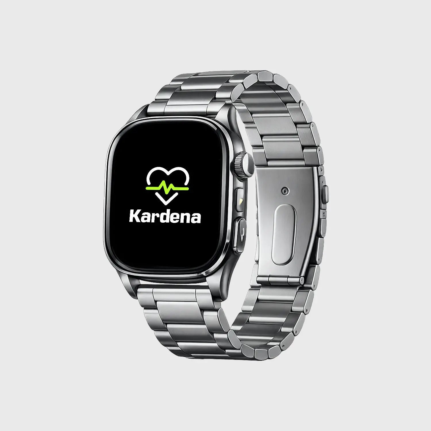 Kardena Gesundheitsuhr mit Herzfrequenz-Monitoring und Edelstahlarmband
